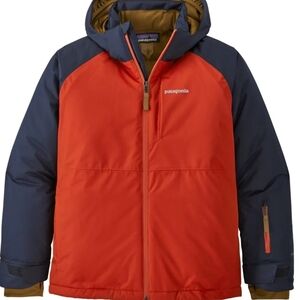 Boys' BNWT Patagonia Snowshot Jacket Hot Ember Medium Size 10 Years Hot Ember